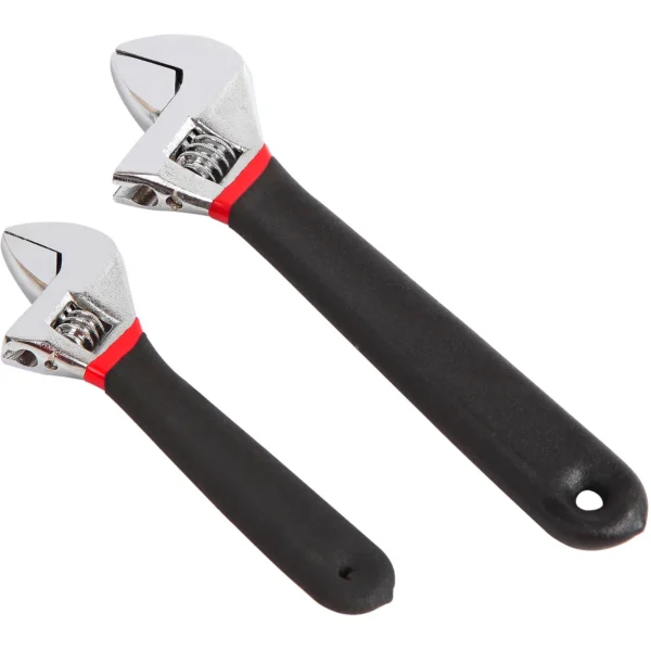 2-Piece Adjustable Wrench Set